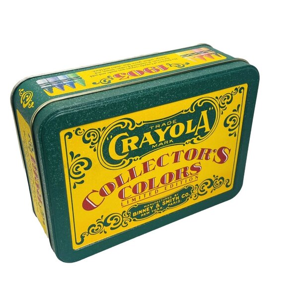 Crayola Collector Tin W Lid Storage Gift Box Limited Edition NO CRAYONS Vintage - Picture 5 of 11